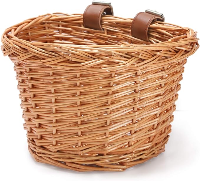 henry retro wicker kids bike basket