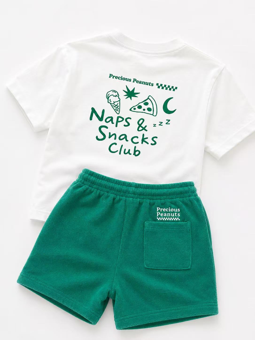 Olly Naps Snacks Club T-shirt set