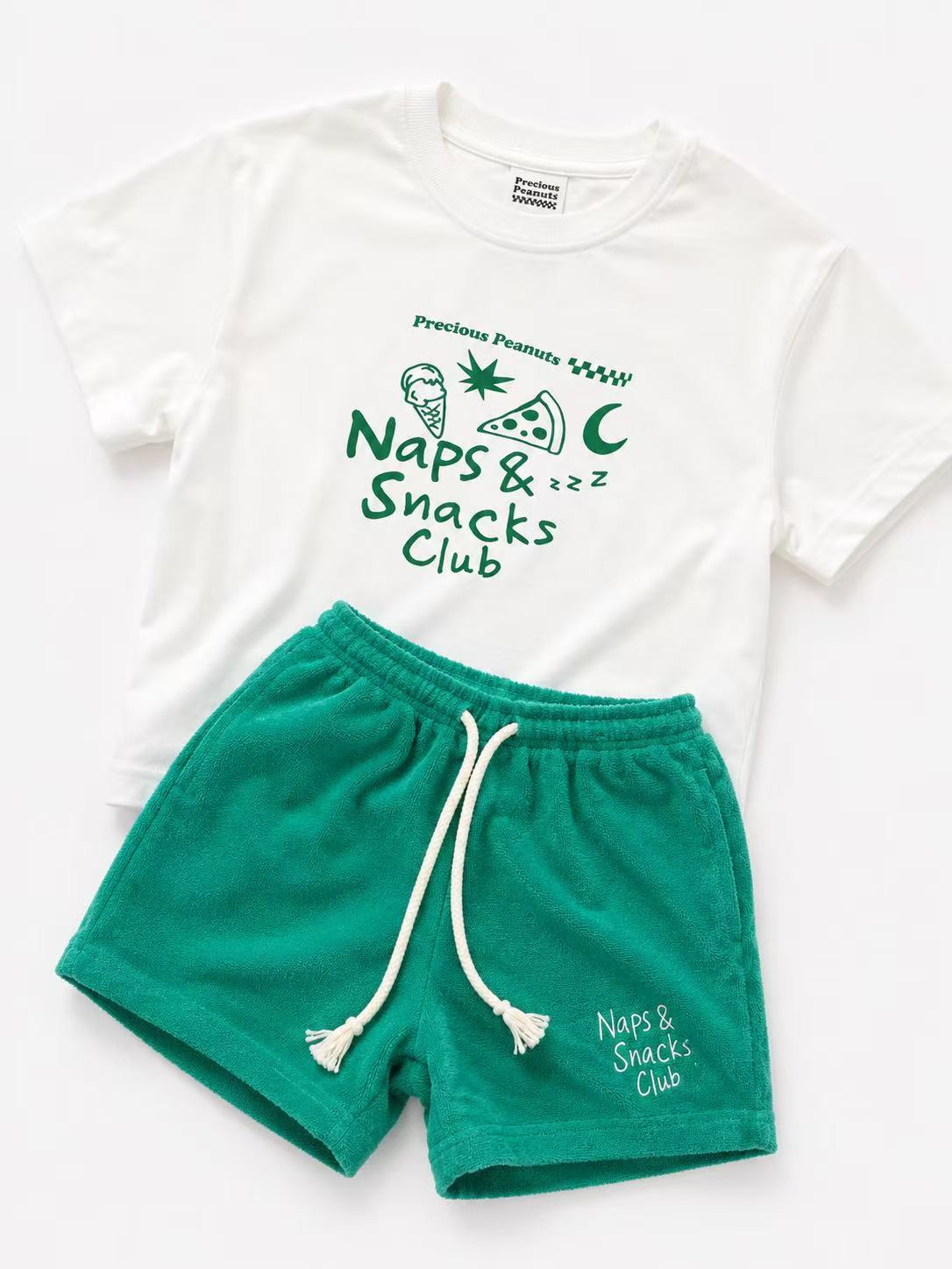 Olly Naps Snacks Club T-shirt set