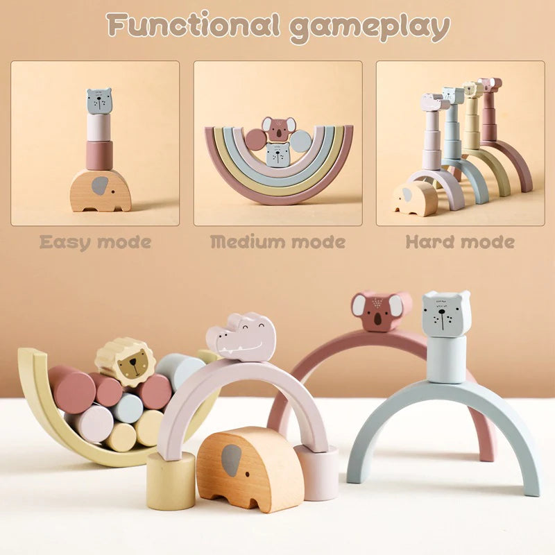 maeve montessori wooden balance toy