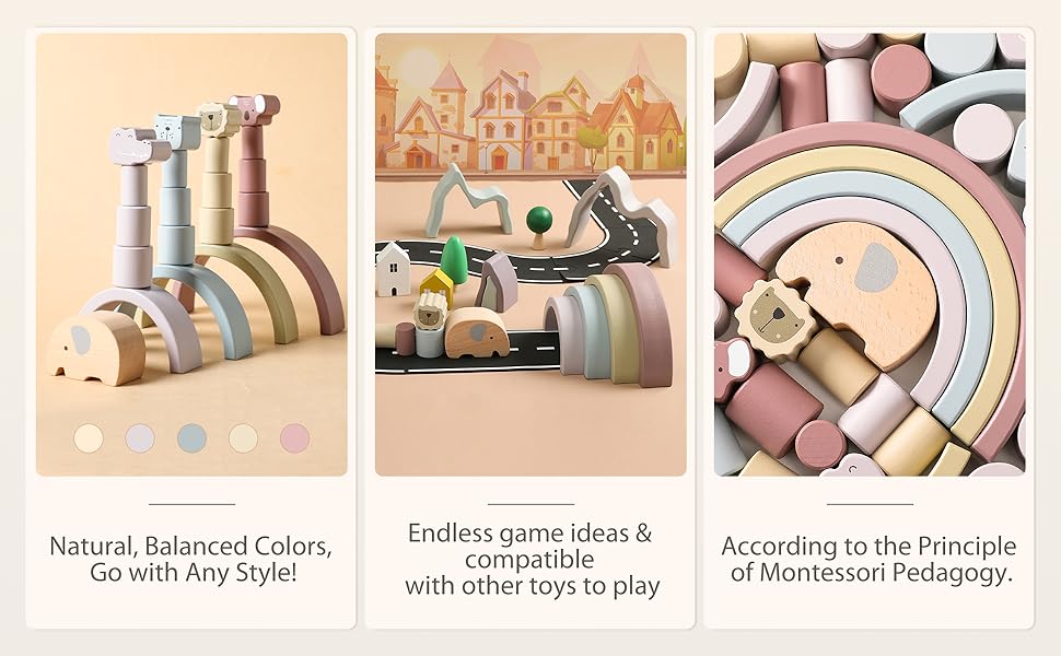 maeve montessori wooden balance toy