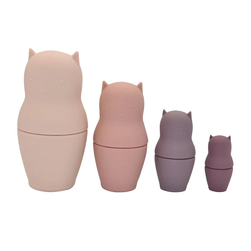 montessori nesting animals stacking toy