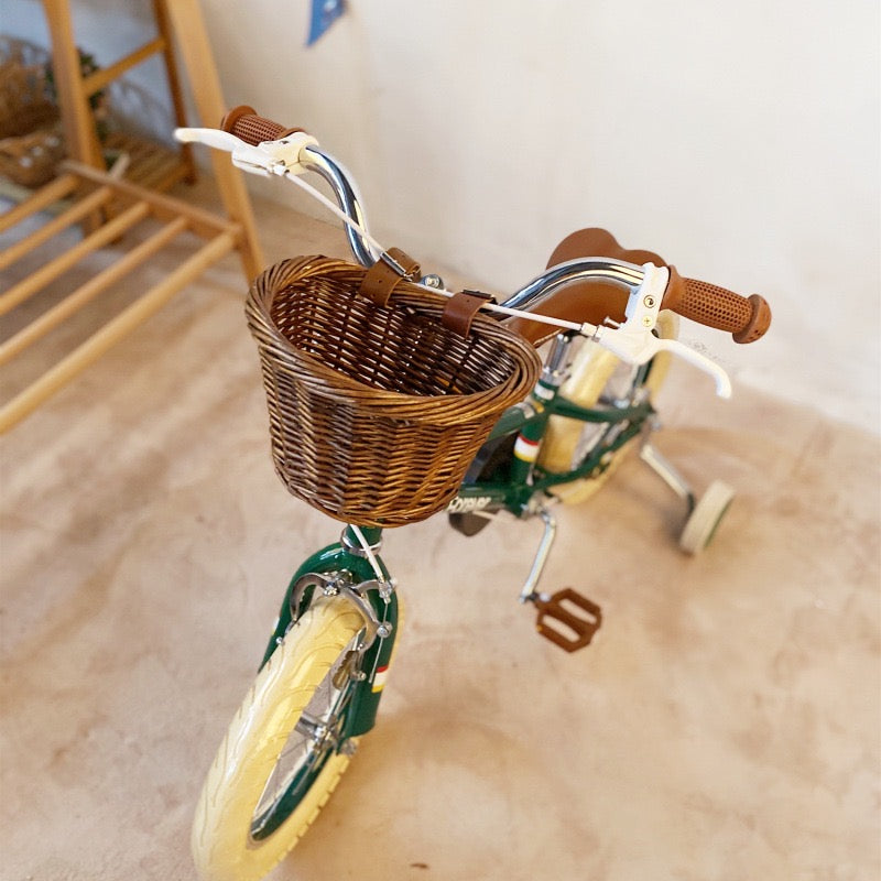 henry retro wicker kids bike basket