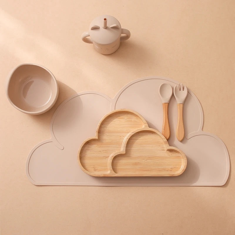 thea wooden feeding set 6pcs