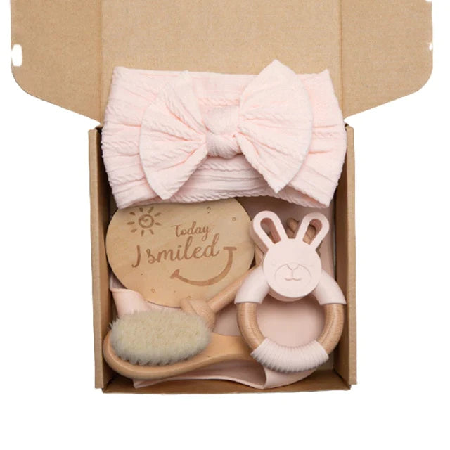 boho baby bath set giftbox 6pcs